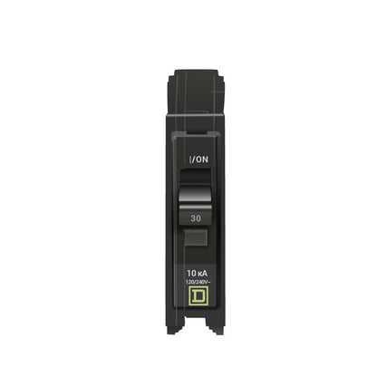 Square D QO130 Circuit Breaker | 120/240V 30A 1P 10kA@240V Plug-In QO Series