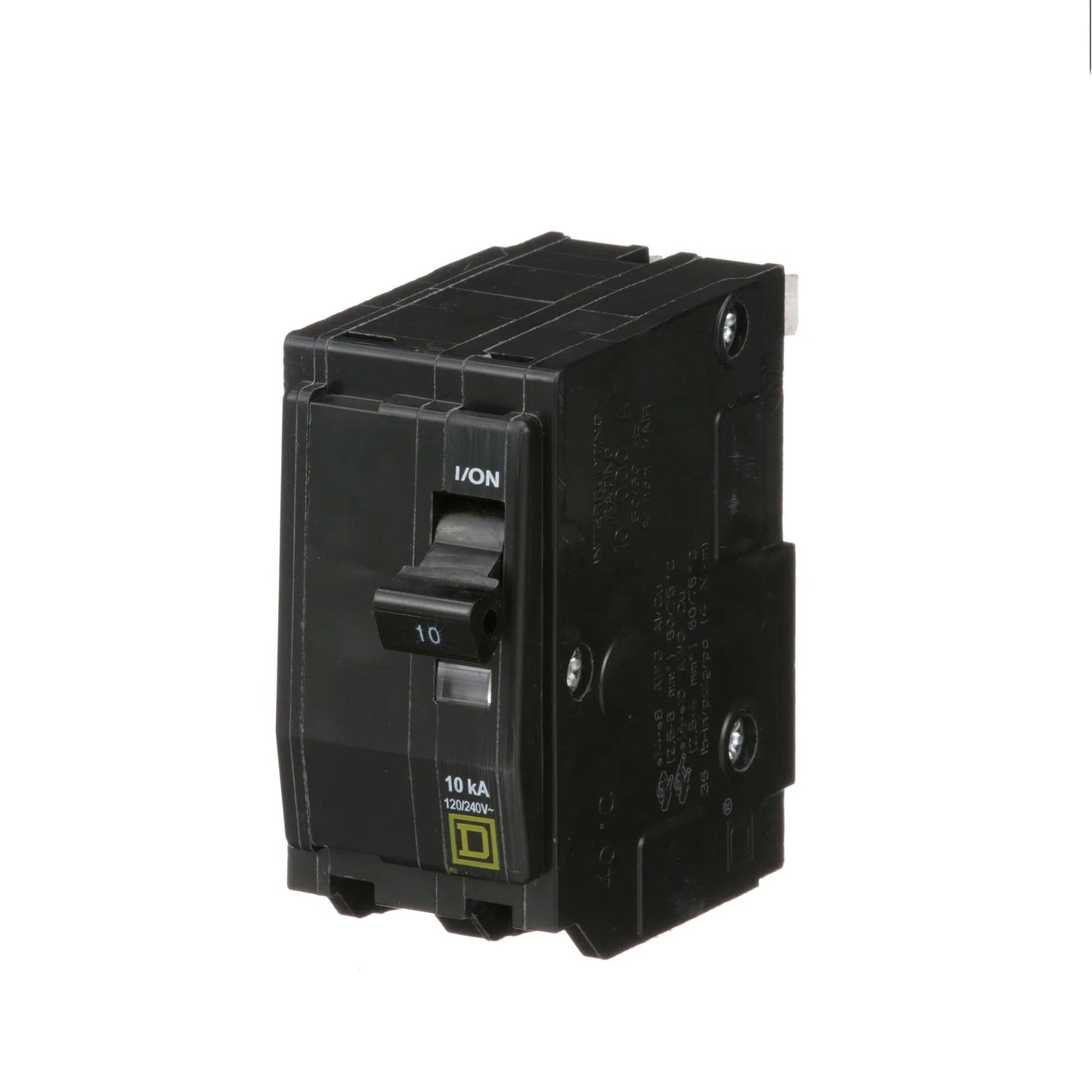 Square D QO210 Circuit Breaker | 120/240V 10A 2P 10kA@240V Plug-In QO Series