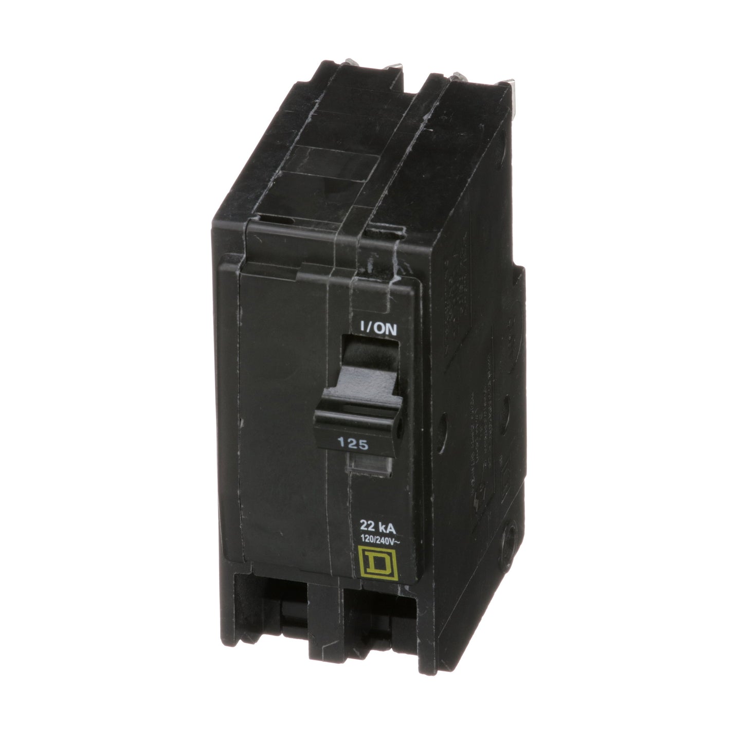 Square D QO2125VH Circuit Breaker 120/240V 125A 2P 22kA@120V Plug-In QO Series