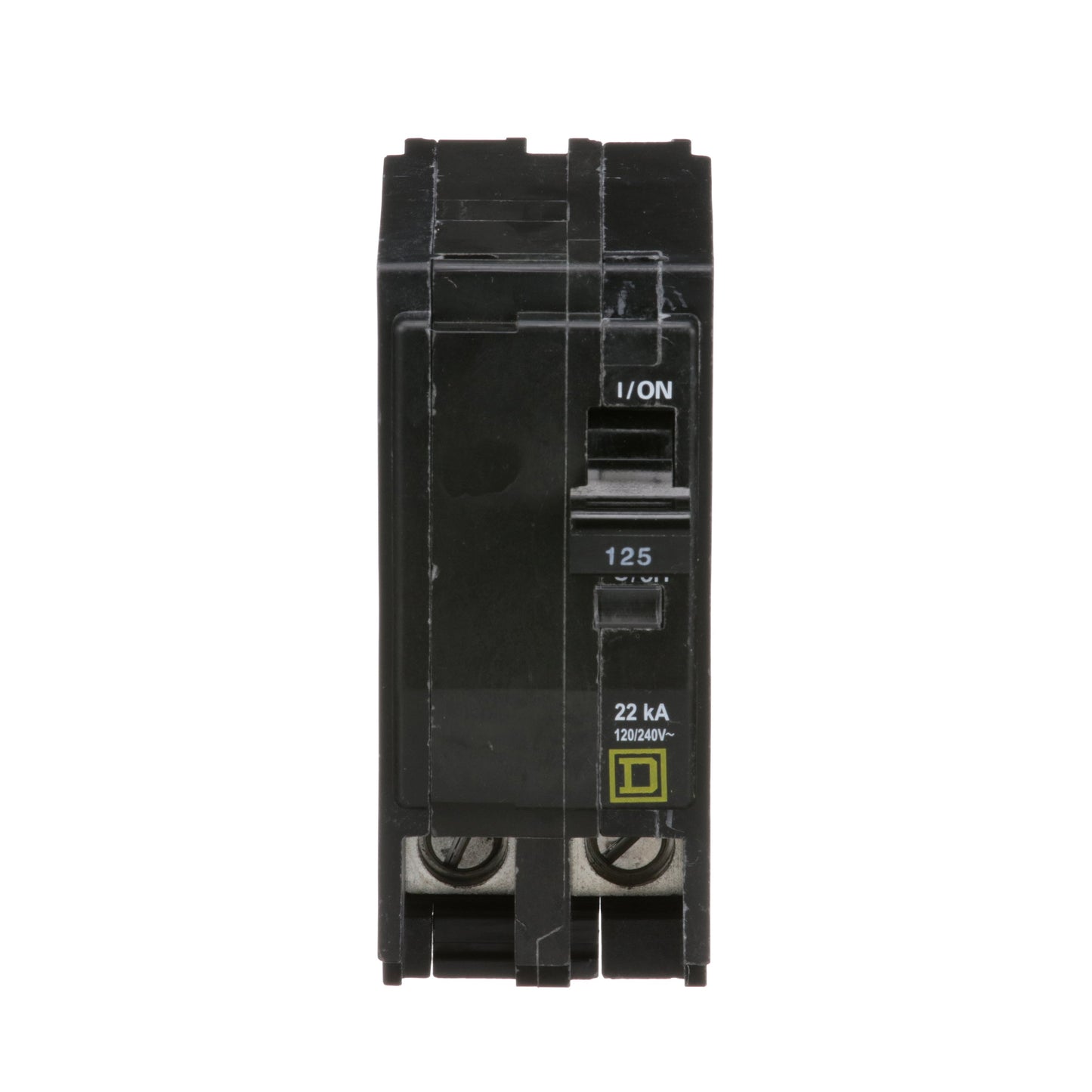 Square D QO2125VH Circuit Breaker 120/240V 125A 2P 22kA@120V Plug-In QO Series