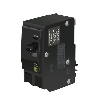 Square D QO2125 Circuit Breaker 120/240V 125A 2P 10kA@240V Plug-In QO Series