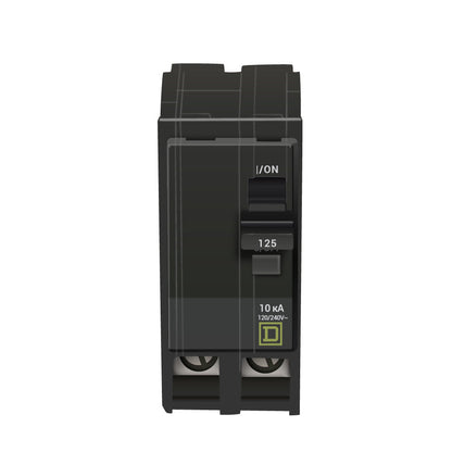 Square D QO2125 Circuit Breaker 120/240V 125A 2P 10kA@240V Plug-In QO Series