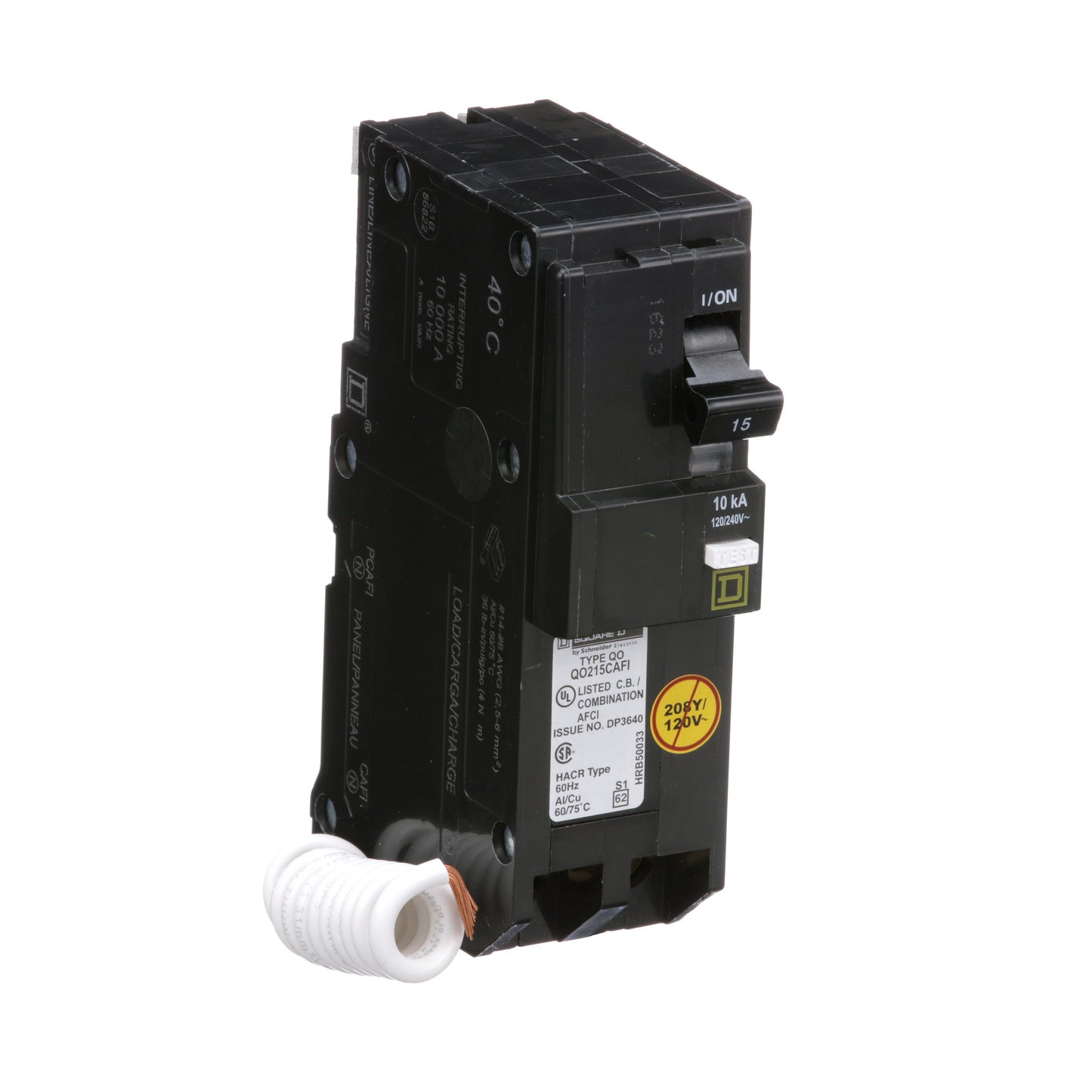 Square D QO215CAFI Circuit Breaker | QO SEries QO 240V 15A