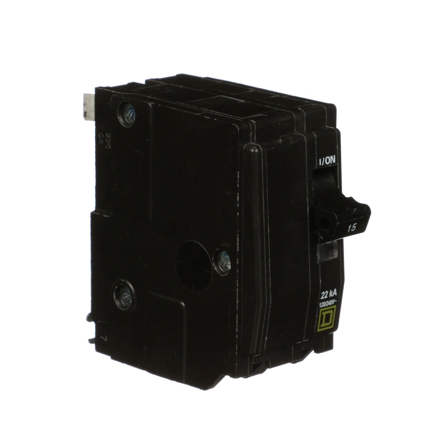 Square D QO215VH Circuit Breaker | 120/240V 15A 2P 22kA@120V Plug-In QO Series
