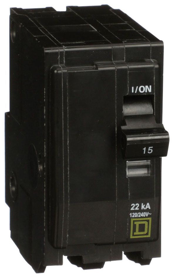 QO215VH - Square D Plug-In 15 Amp 2 Pole Circuit Breaker - Essential Electric Supply