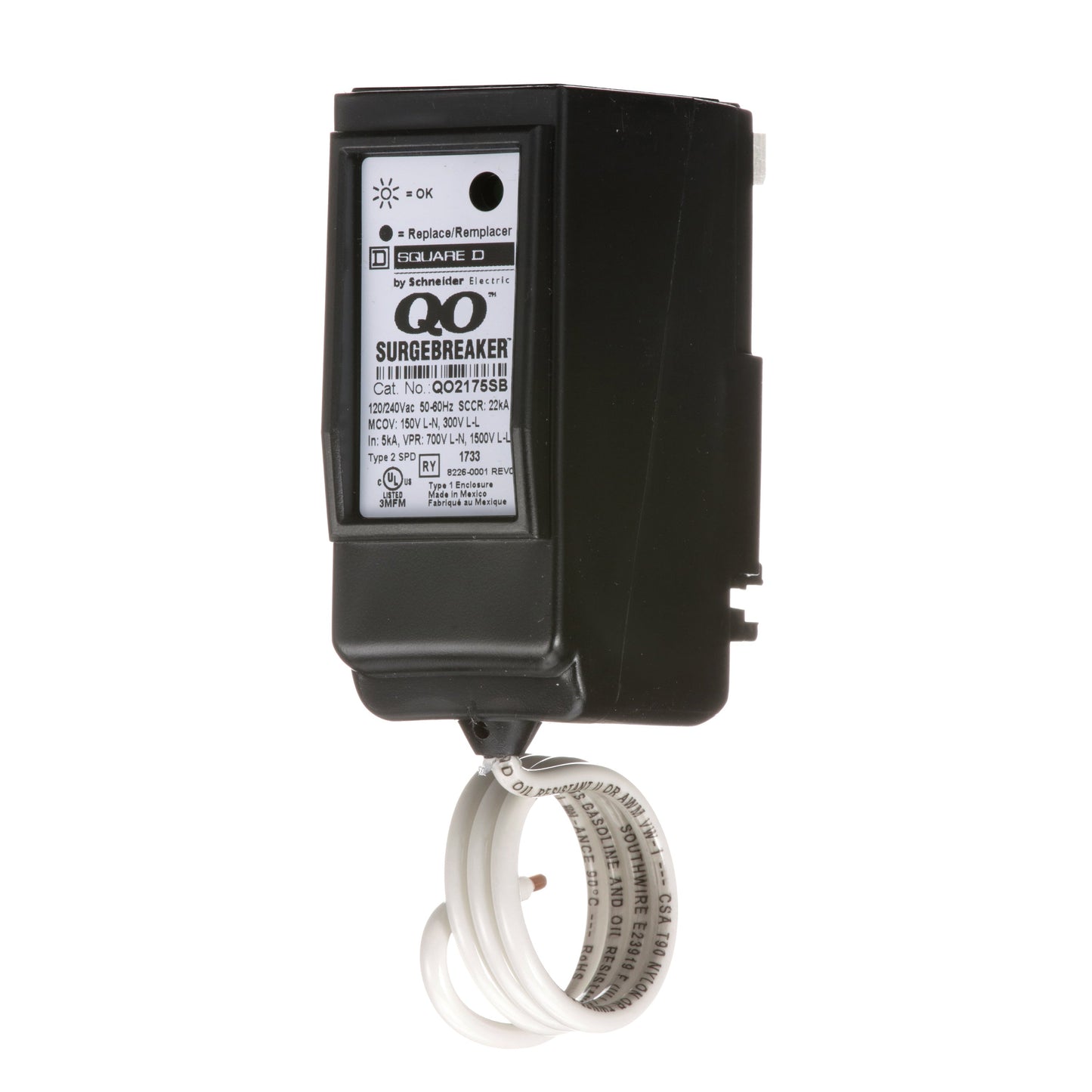 Square D QO2175SB Circuit Breaker | 120/240V AC SURGEBREAKER