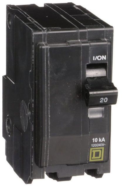 Square D QO220 20A 2-Pole Plug-In Breaker for QO Panels