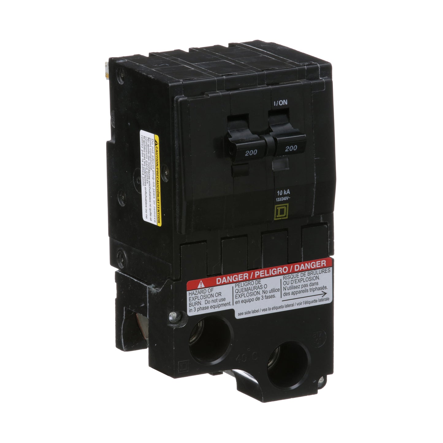 Square D QO2200 Circuit Breaker | 120/240V 200A 2P 10kA@240V Plug-In QO Series
