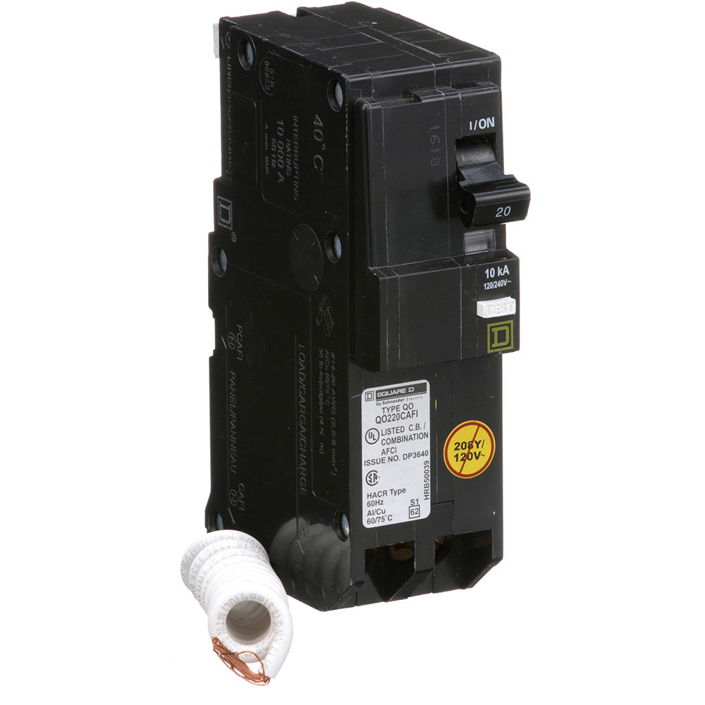 Square D QO220CAFI Circuit Breaker | QO Series QO 240V 20A
