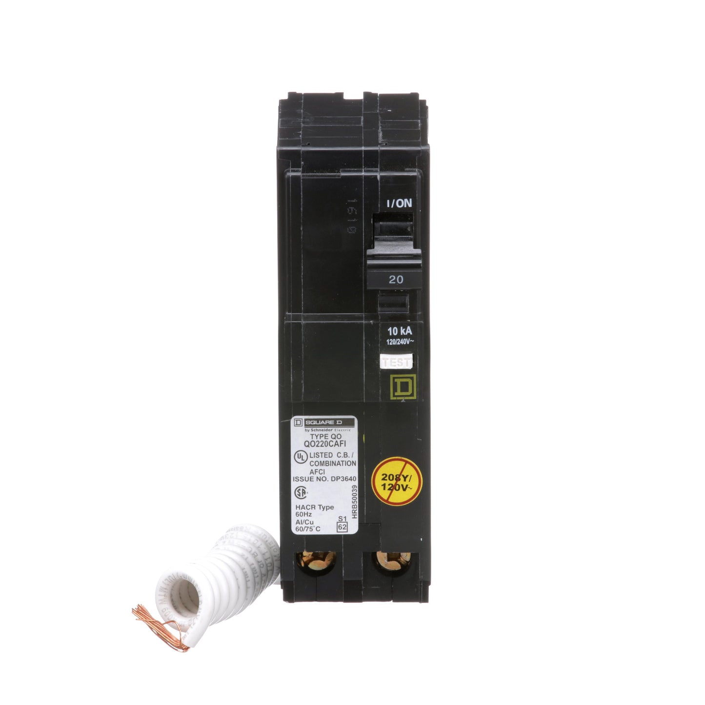 Square D QO220CAFI Circuit Breaker | QO Series QO 240V 20A