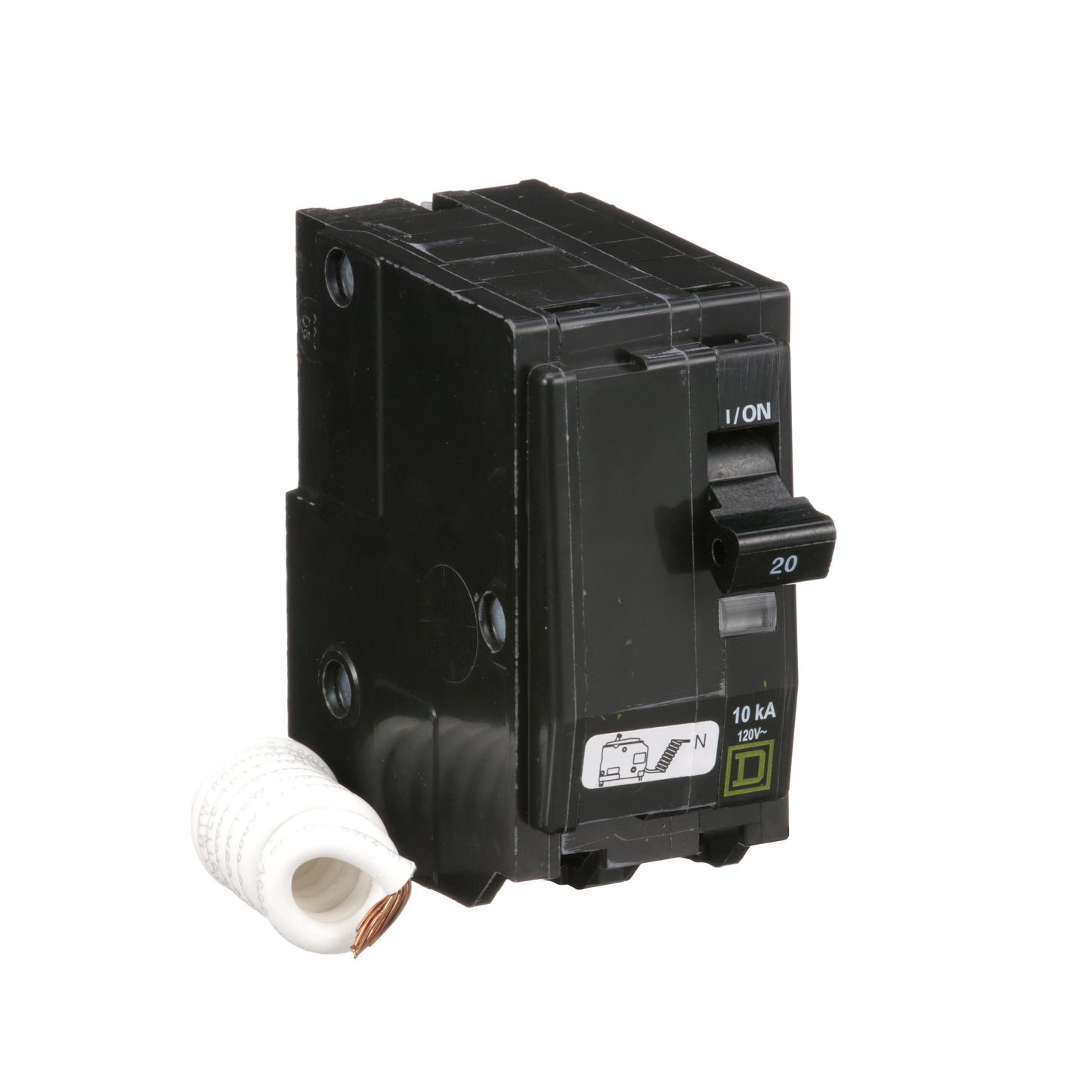 Square D QO220SWN Circuit Breaker 120/240V 20A 2P 10kA@120V Plug-In QO Series