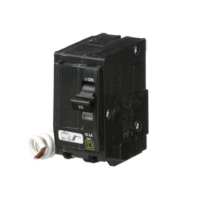 Square D QO220SWN Circuit Breaker 120/240V 20A 2P 10kA@120V Plug-In QO Series