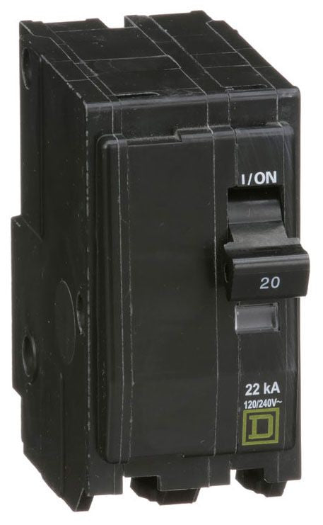 QO220VH - Square D Plug-In 20 Amp 2 Pole Circuit Breaker - Essential Electric Supply
