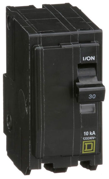 Square D QO230 Circuit Breaker | 120/240V 30A 2P 10kA@240V Plug-In QO Series