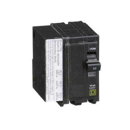 Square D QO2301021 Circuit Breaker 120/240V 30A 2P 10kA@240V Plug-In QO Series