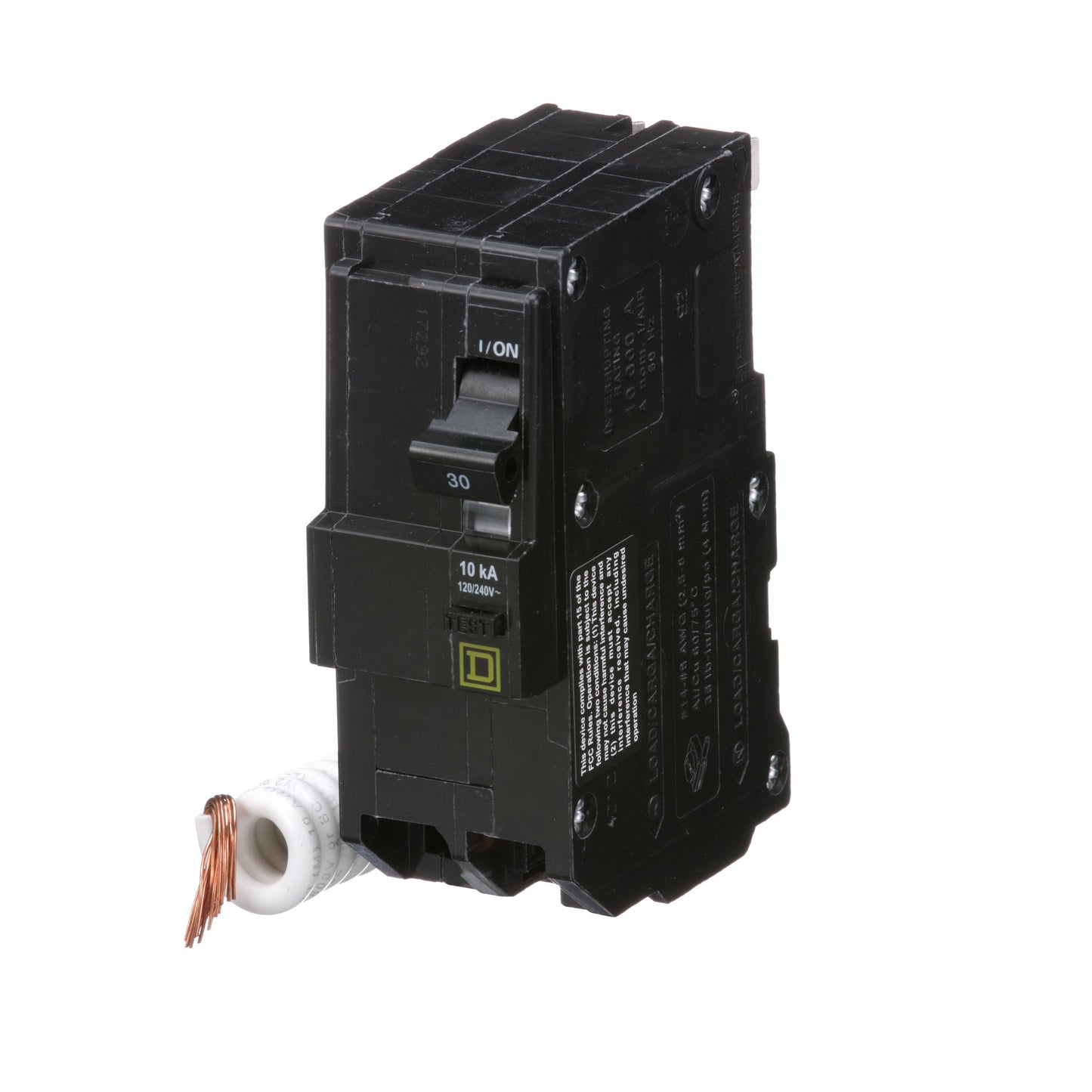 Square D QO230EPD Circuit Breaker 120/240V 30A 2P 10kA@240V Plug-In QO Series