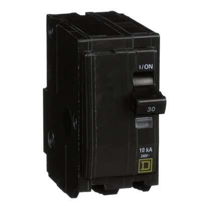 QO230H - Square D  240V 30A 2 pole circuit breaker 10kA@240V - Essential Electric Supply