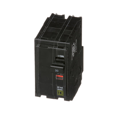 Square D QO230VH Circuit Breaker 120/240V 30A 2P 22kA@120V Plug-In QO Series