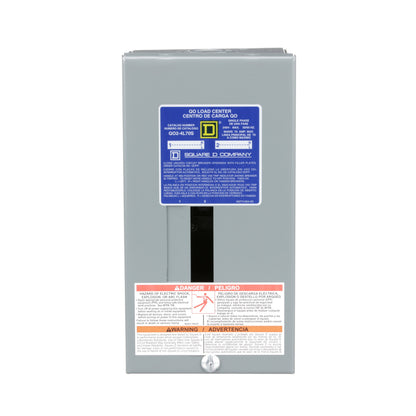 Square D QO24L70S Load Center | 120/240V AC 70A 1-Phase QO Series