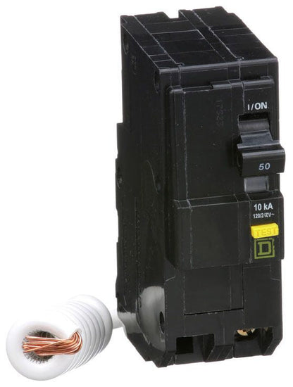 QO250GFI - Square D Plug-In 50 Amp 2 Pole Circuit Breaker - Essential Electric Supply