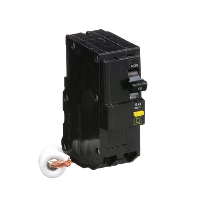 Square D QO250GFI Circuit Breaker 120/240V 50A 2P 10kA@240V Plug-In QO Series