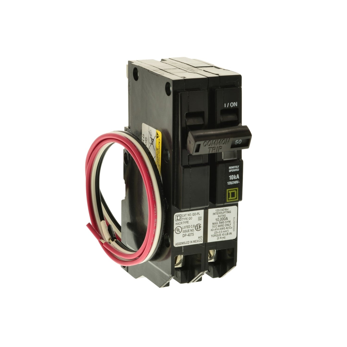 QO250PL - Square D Plug-In 240V 50A 2 pole circuit breaker 10kA@240V - Essential Electric Supply