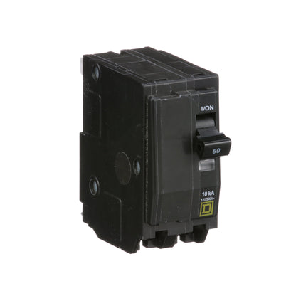 Square D QO250 Circuit Breaker | 120/240V 50A 2P 10kA@240V Plug-In QO Series