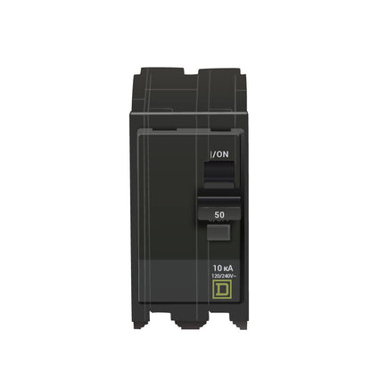 Square D QO250 Circuit Breaker | 120/240V 50A 2P 10kA@240V Plug-In QO Series