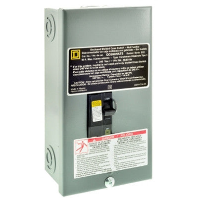 Square D QO260NATS Circuit Breaker | 240V AC 60A 2 Pole Non-Automatic QO