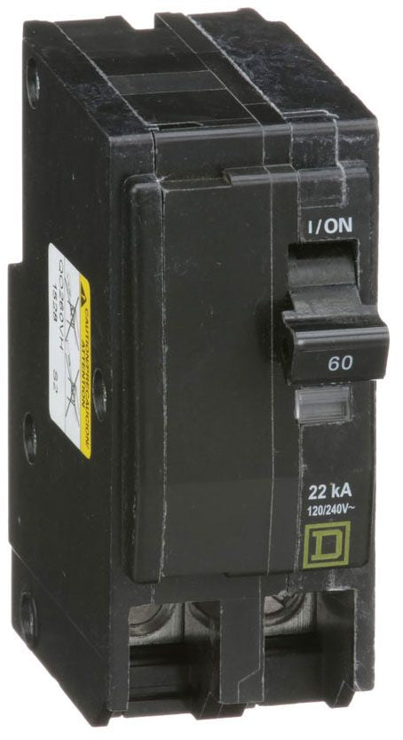 QO260VH - Square D Plug-In 60 Amp 2 Pole Circuit Breaker - Essential Electric Supply