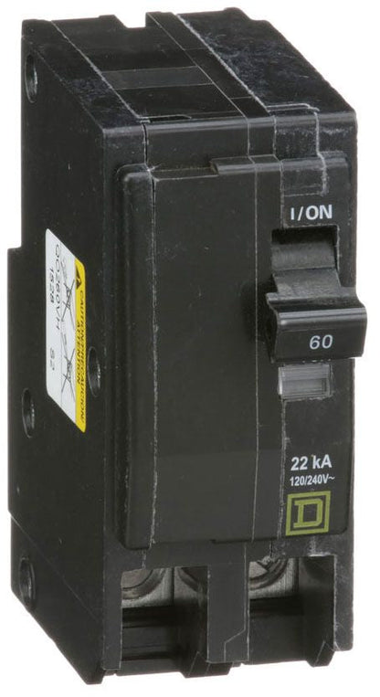 QO260VH - Square D Plug-In 60 Amp 2 Pole Circuit Breaker - Essential Electric Supply