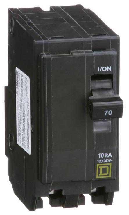 QO270 - Square D Plug-In 70 Amp 2 Pole Circuit Breaker - Essential Electric Supply