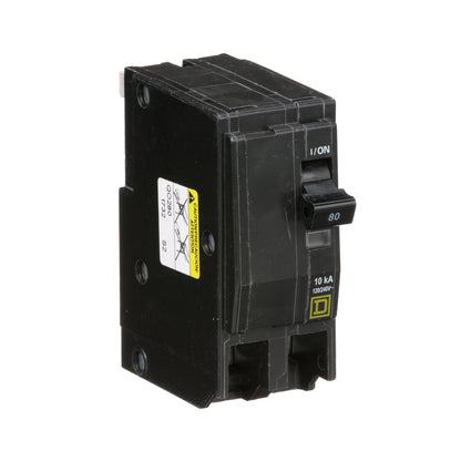 Square D QO280 Circuit Breaker 120/240V 80A 2P 10kA@240V Plug-In QO Series