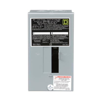 Square D QO2L30S Load Center | 120/240V AC 30A 1-Phase QO Series