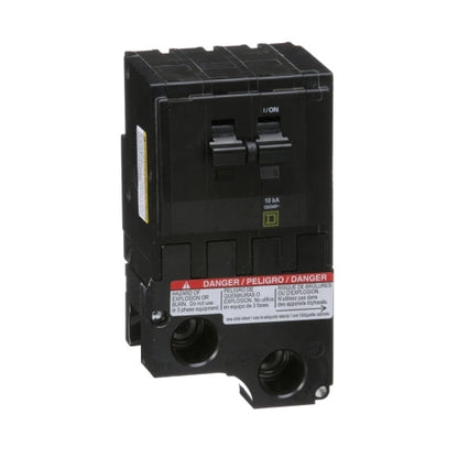 Square D QO2175 Circuit Breaker 120/240V 175A 2P 10kA@240V Plug-In QO Series
