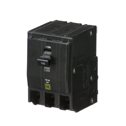 Square D QO3100 Circuit Breaker | 240V 100A 3P 10kA@240V Plug-In QO Series