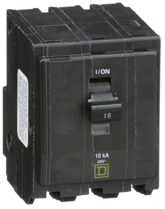 Square D QO315 Circuit Breaker | 240V 15A 3P 10kA@240V QO Series