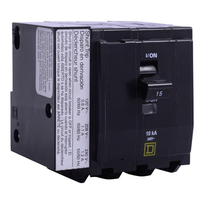 Square D QOB3251021 Circuit Breaker | 240V 25A 3P 10kA@240V Bolt-On QOB Series