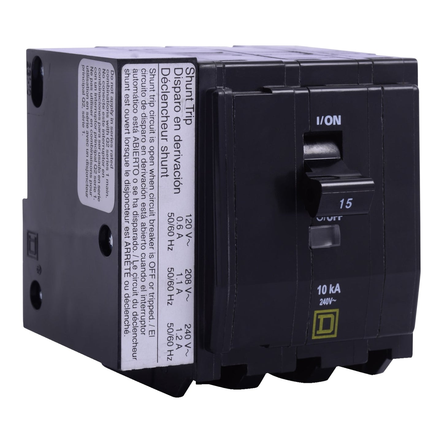 Square D QOB330VH1021 Circuit Breaker | 240V 30A 3P 22kA@240V Bolt-On QOB Series