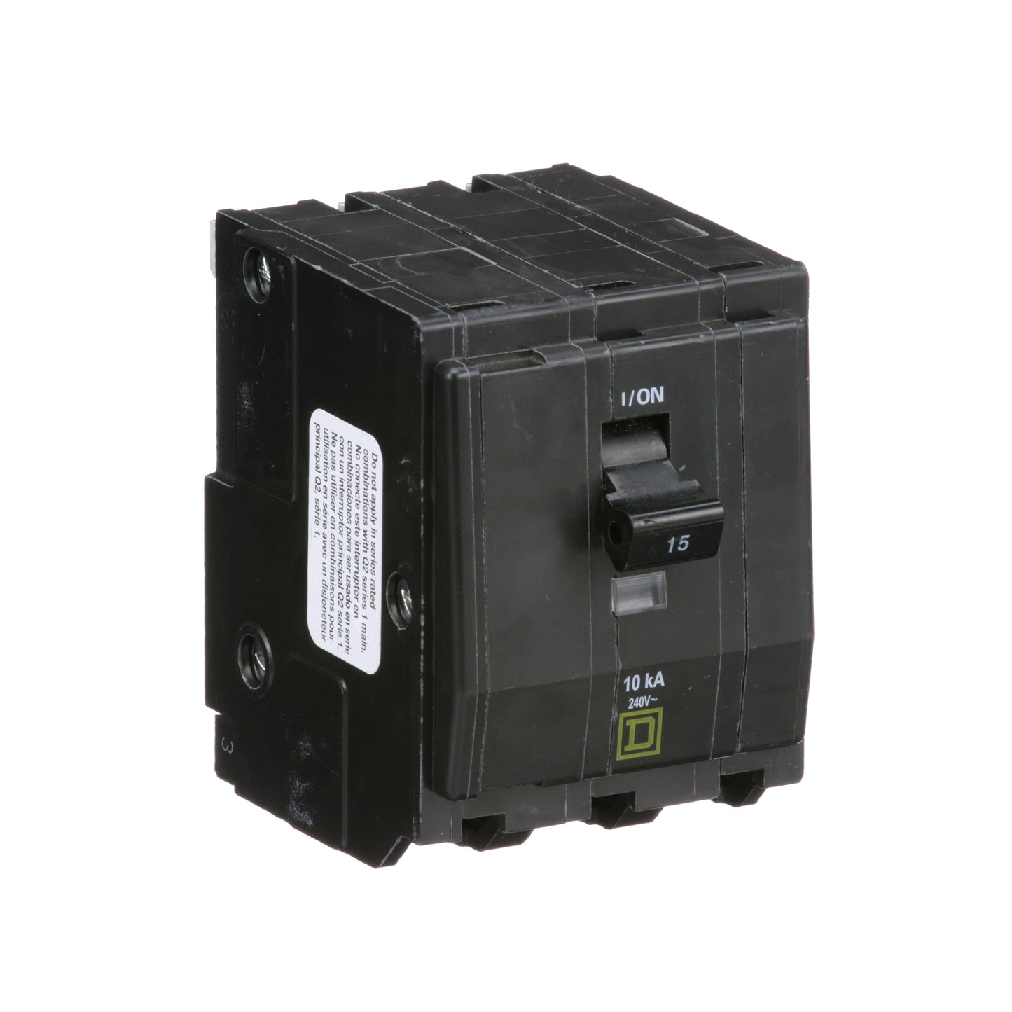 Square D QO315 Circuit Breaker | 240V 15A 3P 10kA@240V QO Series