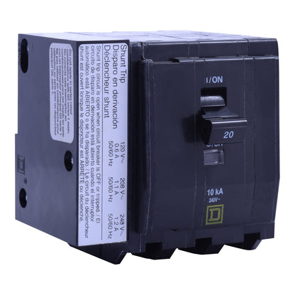 Square D QO3251021 Circuit Breaker | 240V 25A 3P 10kA@240V Plug-In QO Series