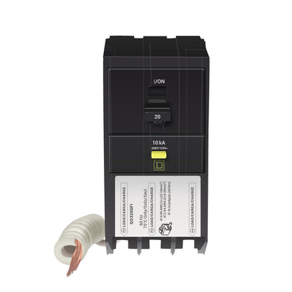 Square D QO320GFI Circuit Breaker 120/240V 20A 3P 10kA@240V Plug-In QO Series