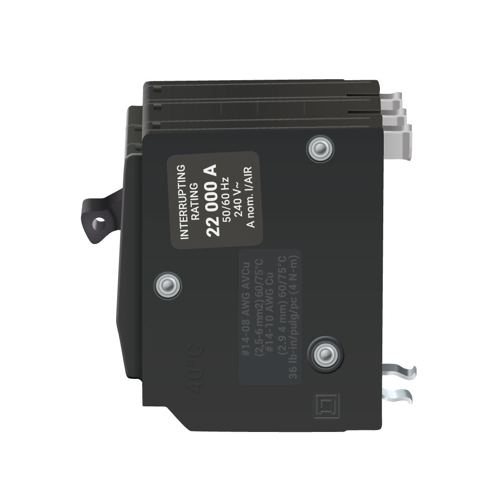 Square D QO320VH Circuit Breaker | 240V 20A 3P 22kA@240V Plug-In QO Series