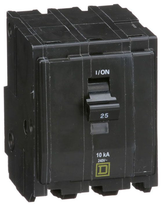 Square D QO325 Circuit Breaker | 240V 25A 3P 10kA@240V QO Series