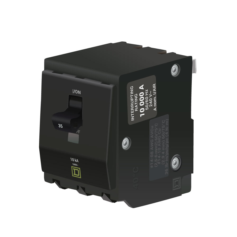 Square D QO335 Circuit Breaker | 240V 35A 3P 10kA@240V QO Series
