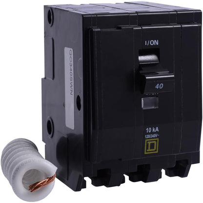 Square D QO340SWN Circuit Breaker | 240V 40A 2P 10kA@240V Plug-In QO Series