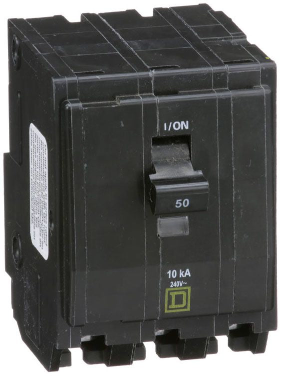 Square D QO350 Circuit Breaker | 240VAC 50A 3P 10kA@240V QO SEries