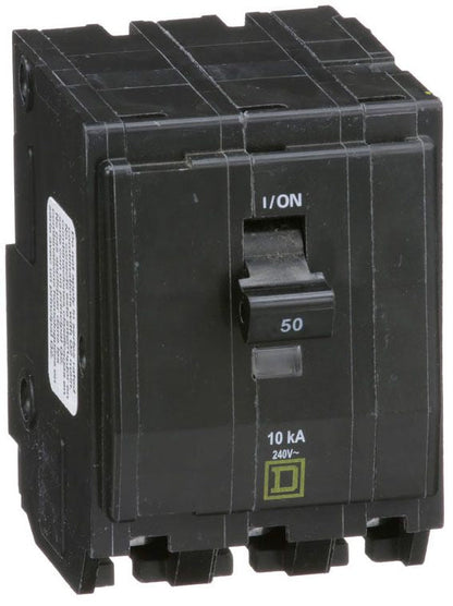 Square D QO350 Circuit Breaker | 240VAC 50A 3P 10kA@240V QO SEries