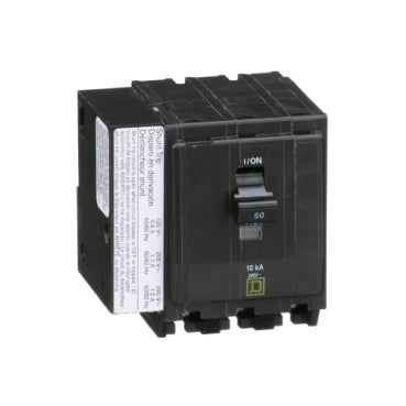 QO3501021 - Square D Plug-In 240V 50A 3 pole circuit breaker 10kA@240V - Essential Electric Supply