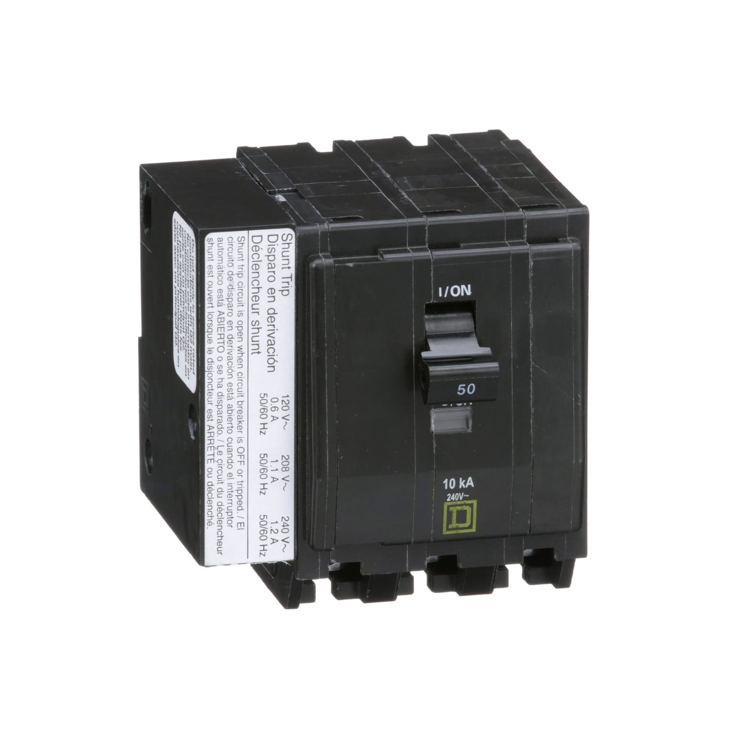 Square D QO3501021 Circuit Breaker | 240V 50A 3P 10kA@240V Plug-In QO Series